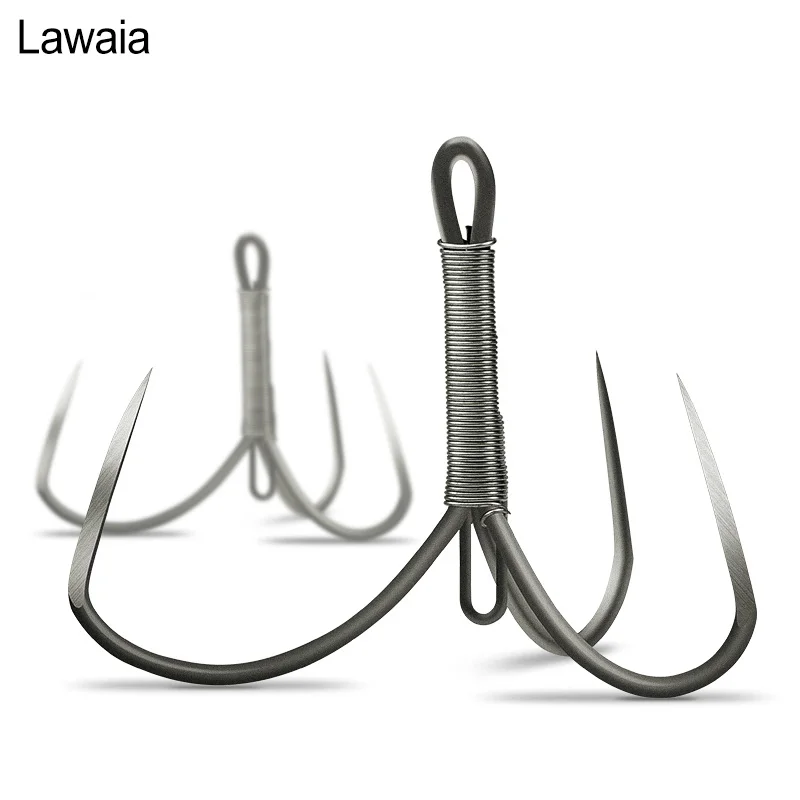 Lawaia крючки рыболовный крючок ручной работы якорь большой бесславный с тремя