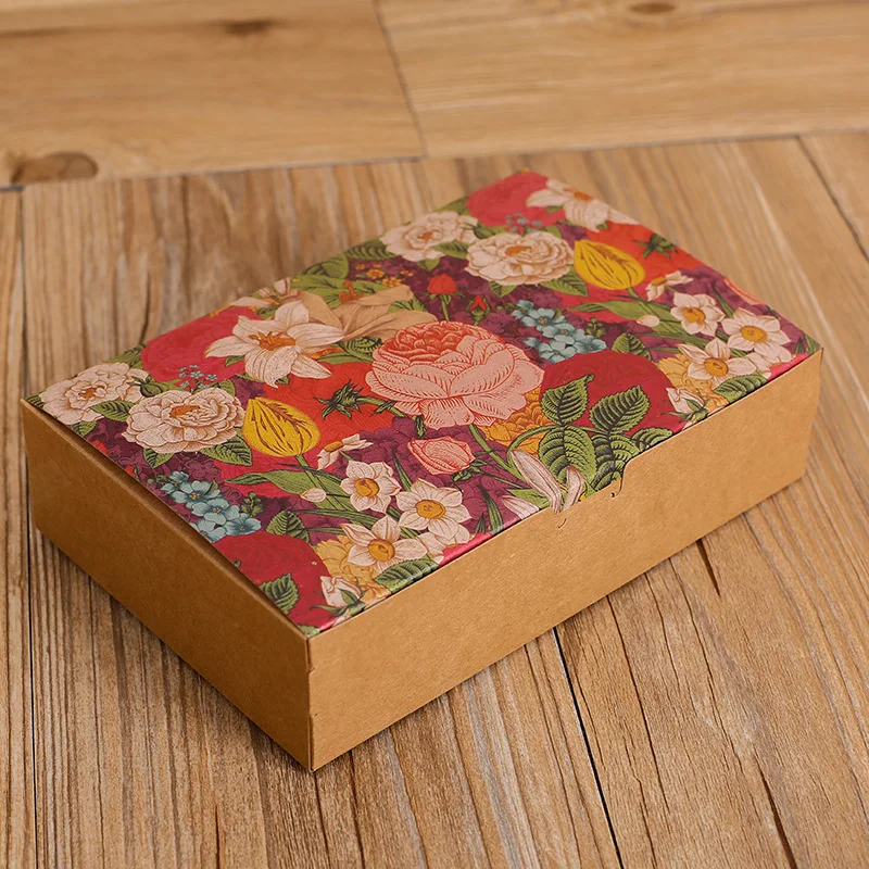 200 шт./лот Упаковка из бумаги в виде цветов для кексов винтажная Цветочная