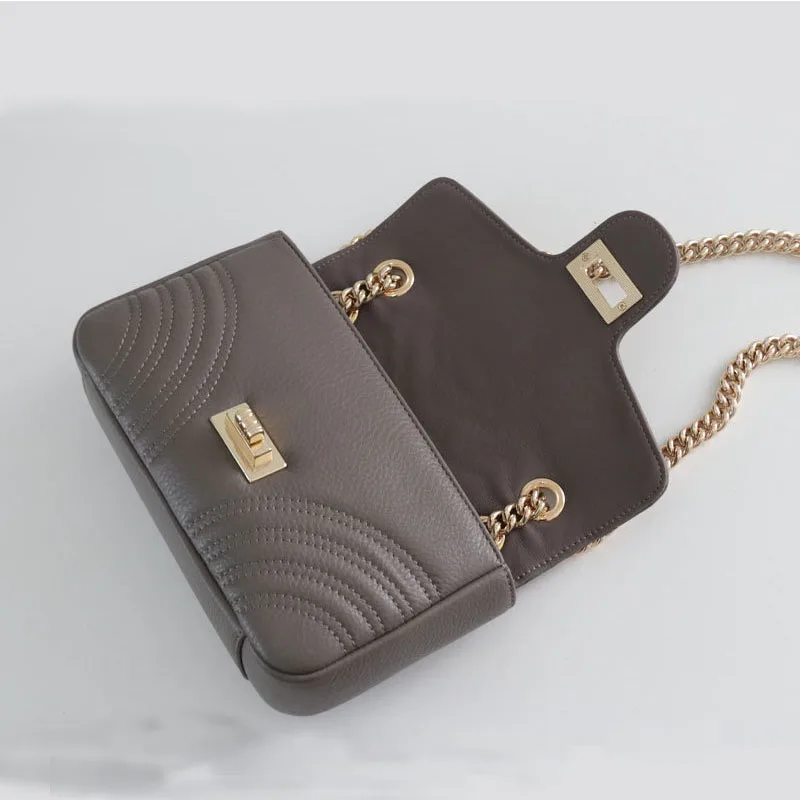 Женская сумка из натуральной кожи с V-образным вырезом | Багаж и сумки