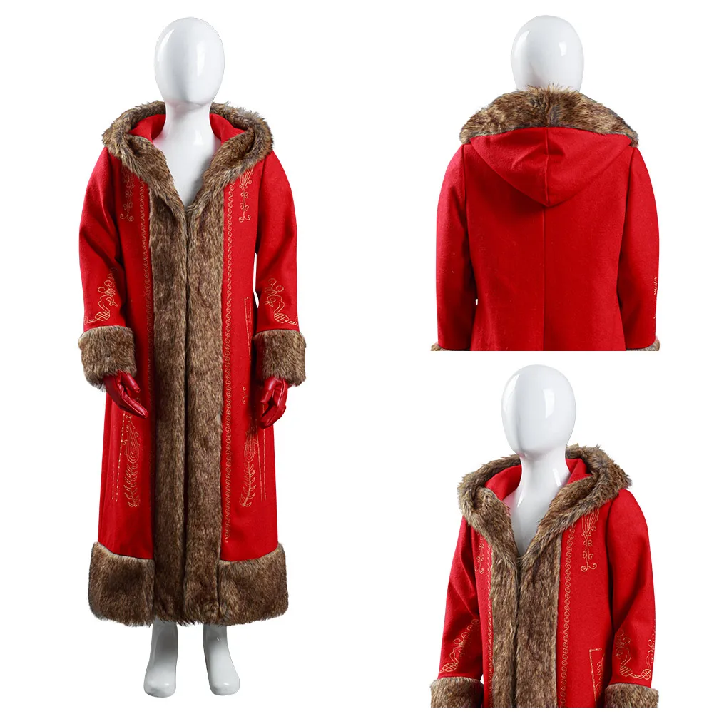 

Костюм для косплея по мотивам фильма «Рождественские летопицы 2», пальто и перчатки, костюмы на Хэллоуин, карнавал, костюм для девушек, рожде...