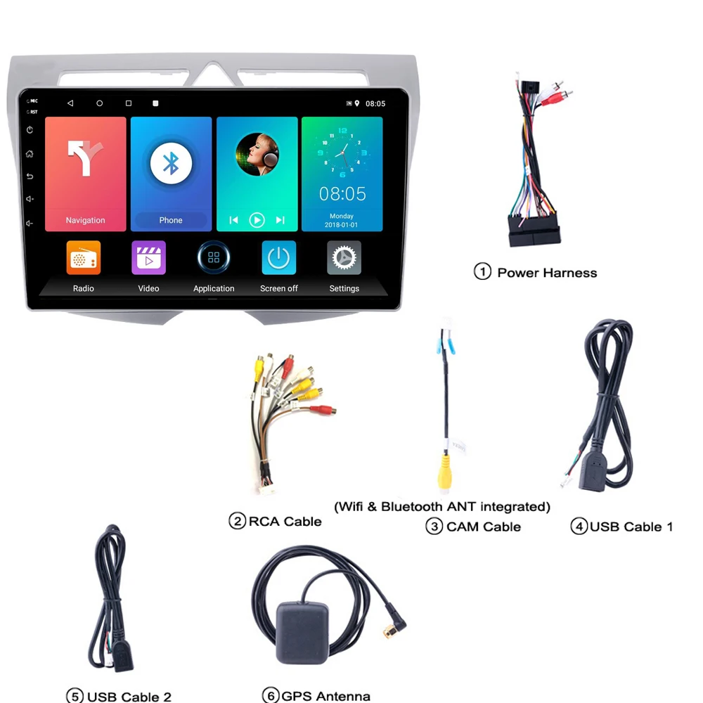 Для Kia Morning Picanto 2008-2010 9 дюймов Android 2 Din Автомобильный мультимедийный стерео плеер