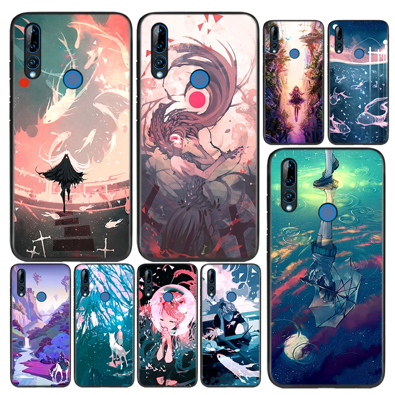 

Silicone Cover Anime Animation art For Huawei Honor 9 9X 9N 8S 8C 8X 8A V9 8 7S 7A 7C Pro lite Prime Play 3E Phone Case