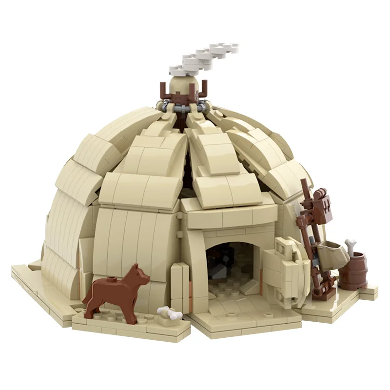 

MOC-65837 Space Wars Double Building Blocks Bricks Slums City House DIY Model Architecture Toys For Children's Boys Gifts 771PCS