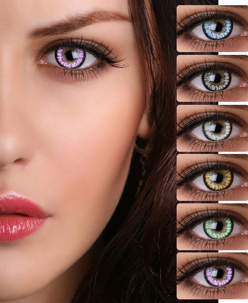 

Jewelens Colored Contact Lenses Color lens for Eyes Coloured Cosmetic Con 3tone Honey Series