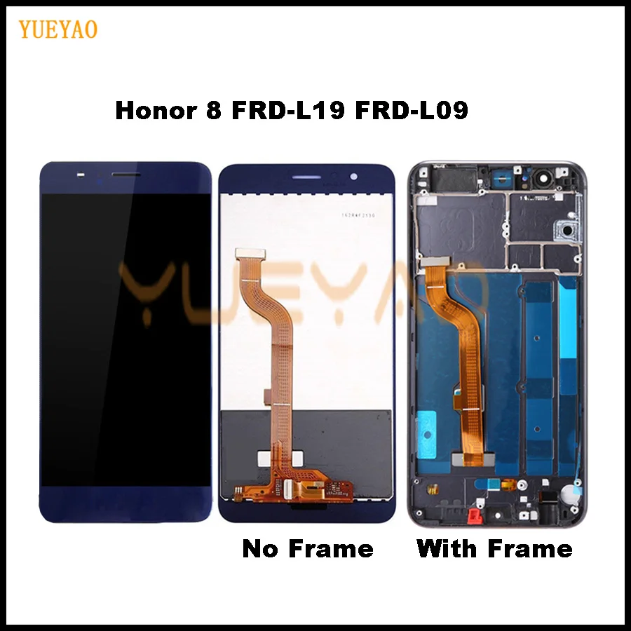 ЖК-дисплей для Huawei Honor 8 дигитайзер сенсорного экрана ЖК-экран с рамкой FRD-L19 замена