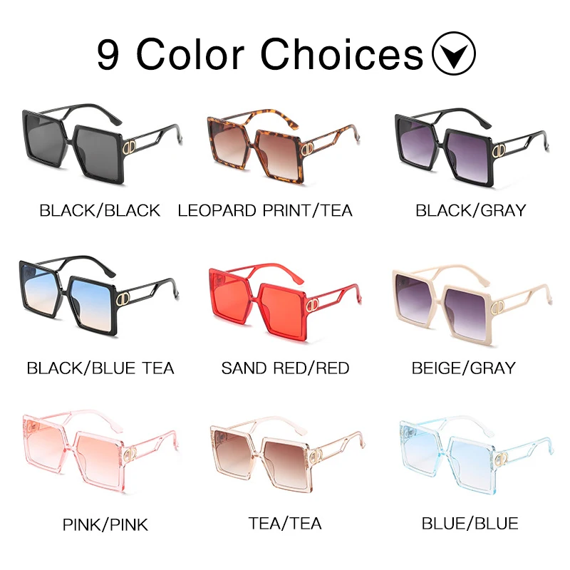 Модные квадратные солнцезащитные очки для женщин трендовые Роскошные Брендовые