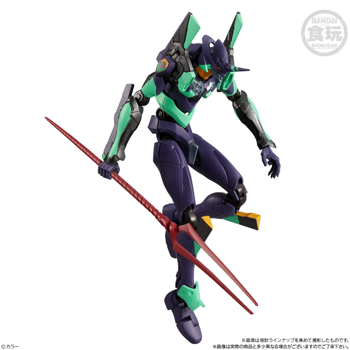 Яркая игрушка-рамка Bandai Evangelion модель 02 женской модели экшн-фигурки из аниме