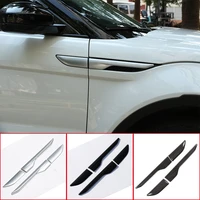 for land rover range rover evoque 2012 2018 fender side air vent outlet cover trim decorative sticker glossy black car accessory