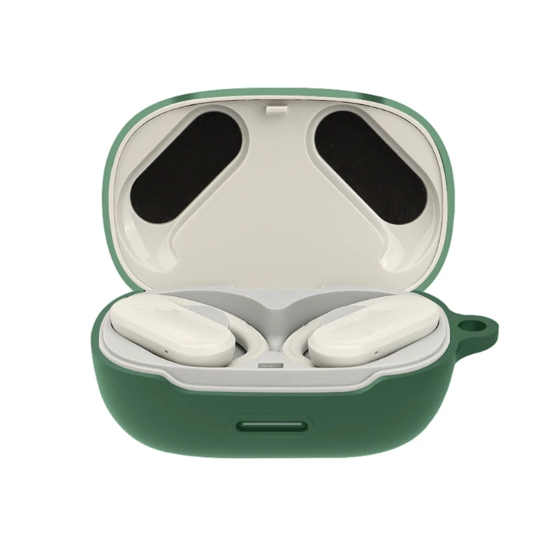 Silicone Shell Protective Cover Shell Anti-fall Earphone Case for-JBL Endurance Peak 2 Wireless Bluetooth Earbuds