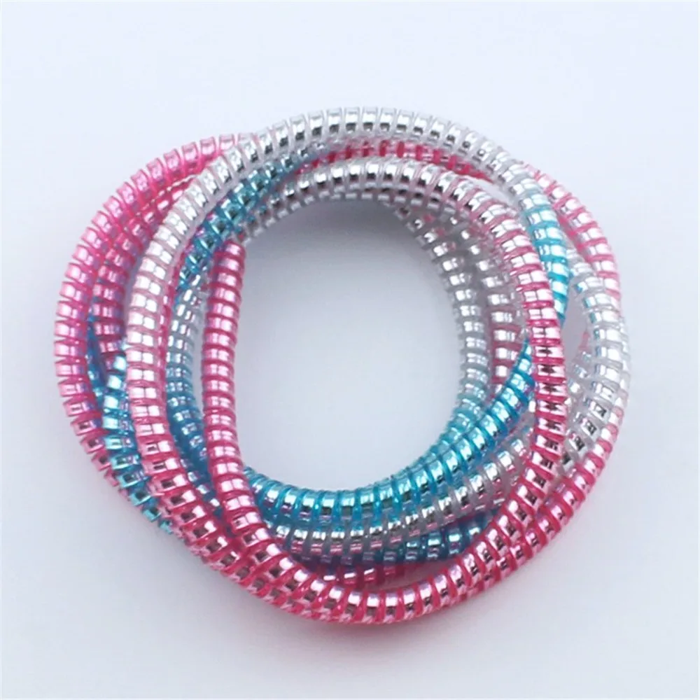 5 шт./лот протектор кабеля градиентного цвета 1 4 м USB чехол для наушников защита