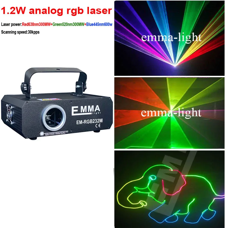 Новый 1000 МВт RGB полный Цвет с графикой из мультиков для лазерного шоу сцены Dj
