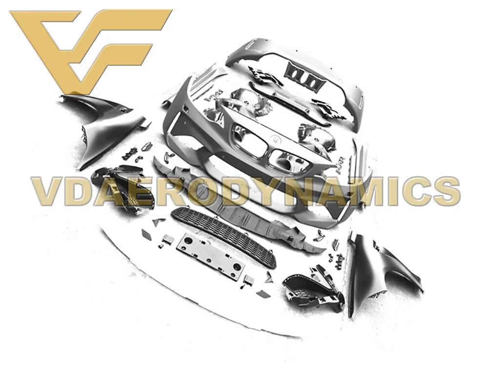 Полный комплект для переднего и заднего бампера подходит 14 20 BMW F22 218i 218d 220i 220d 228i 225d