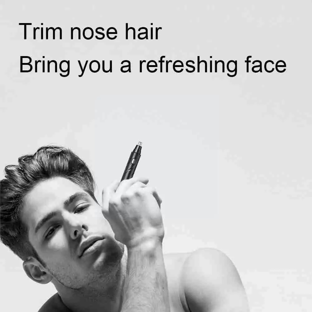 

Recharge Electric Nose Hair Trimmer Mini Shaving Ear Hair Care Tool Men Hair Removal Face Women Nose Ear D4H5