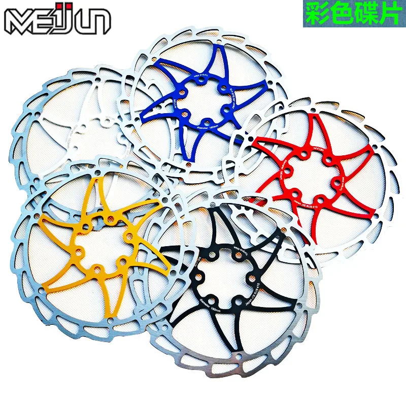 

Новый горный складной велосипед MEIJUN 2021 мм, 6-дюймовый, с шестью отверстиями, красный дисковый тормозной диск-40, 160