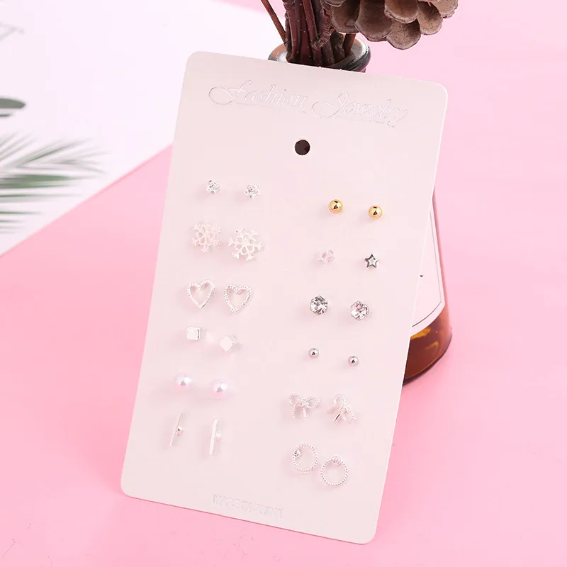 HTZZY новые модные женские серьги креативные маленькие бусины хрустальные