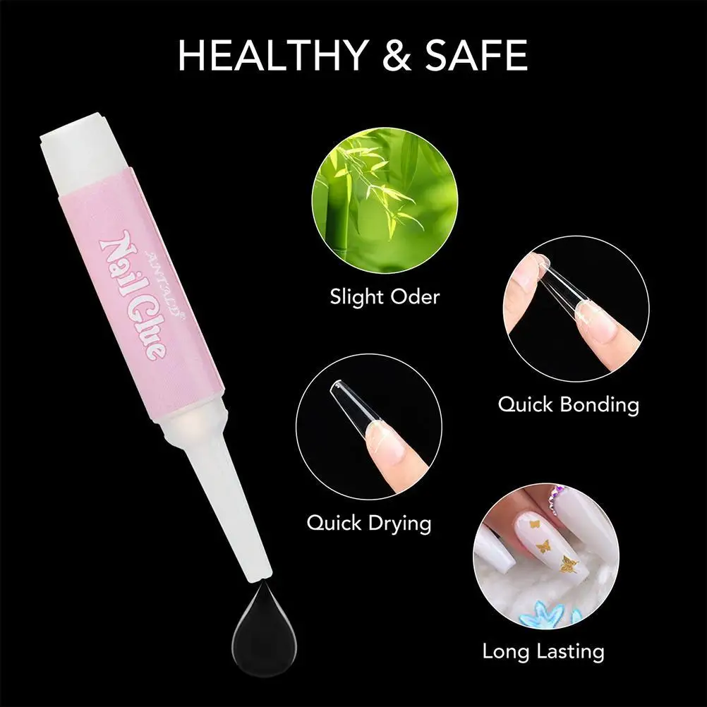 

500pcs Half Cover False Nails Tips, Acrylic Fake Nail Manicure Sets, French Style Artificial Nails With Designs For Nail Art