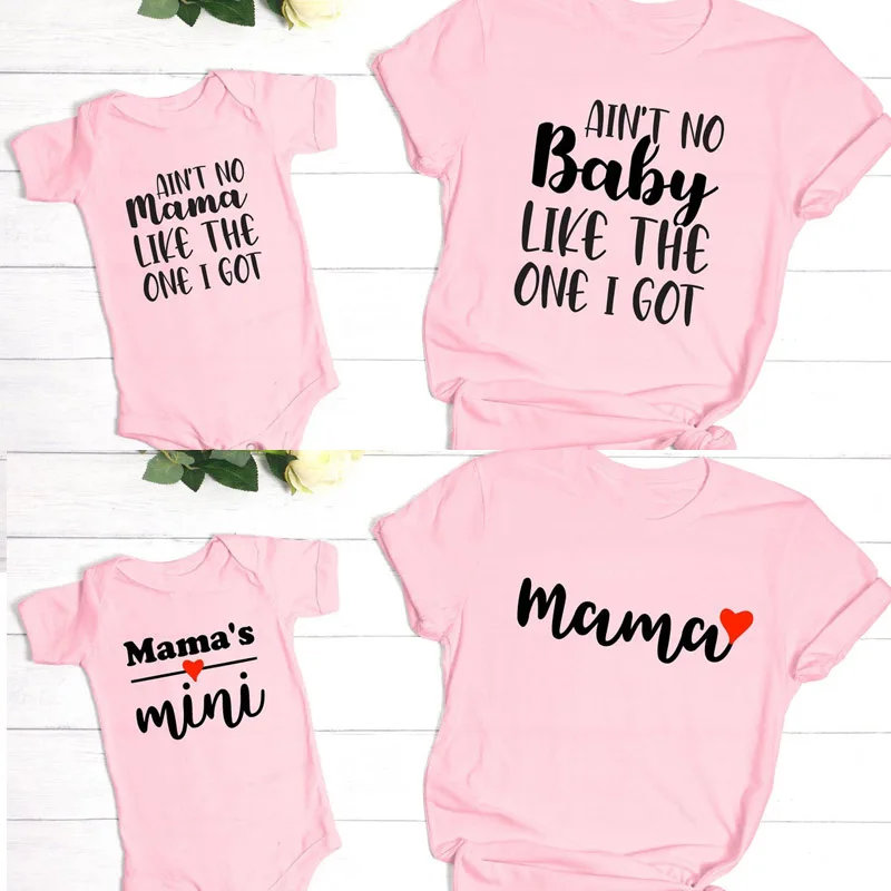 

Mommy and Baby Matching Shirts Mother and Daughter/son Romper Gift for Mom for Mother's Day New Mom Presents Drop Shipping
