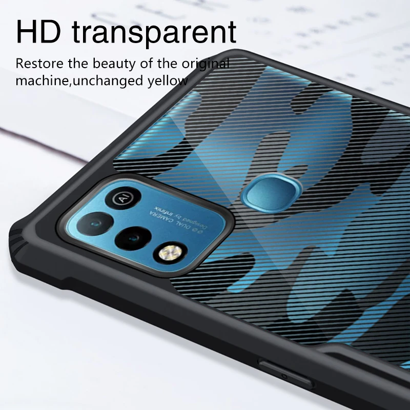rzants for infinix hot 10 play case beetle camouflage airbag pumper shockproof casing transparent phone shell funda soft cover free global shipping