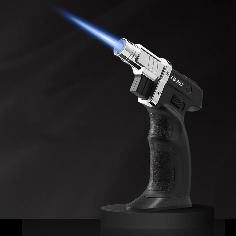 

Gas Lighter BBQ Kitchen Cooking Welding Torch Turbo Lighter Metal Cigar Cigarette Lighters Smoking Accessories Gadgets for Men