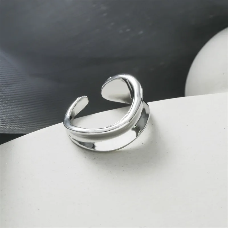 

Fashion trend vintage geometric simple adjustable ring simplee aesthetic ring on finger jewelry accessories couple rings gift