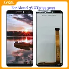 Для Alcatel 3V OT5099 5099 Lcd 5099Y 5099U 5099D ЖК-дисплей в сборе с сенсорным экраном дигитайзер замена в сборе оригинал + Инструменты