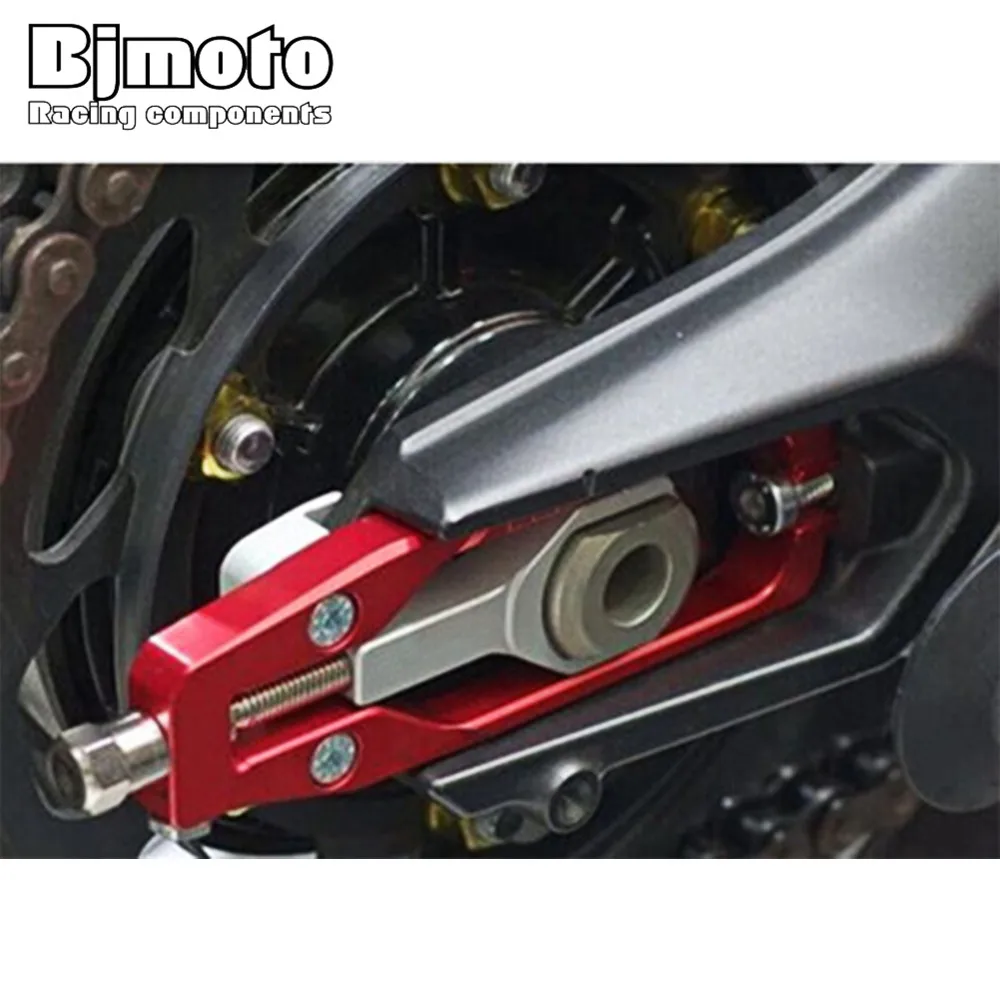 BJMOTO TMAX530 цепные блоки регулировки шпиндели CNC алюминиевые натяжители Catenary для Yamaha
