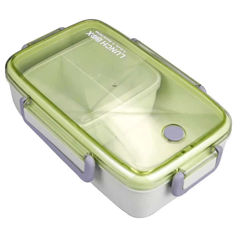 Ланч-бокс для микроволновой печи Натуральное бамбуковое волокно Портативный