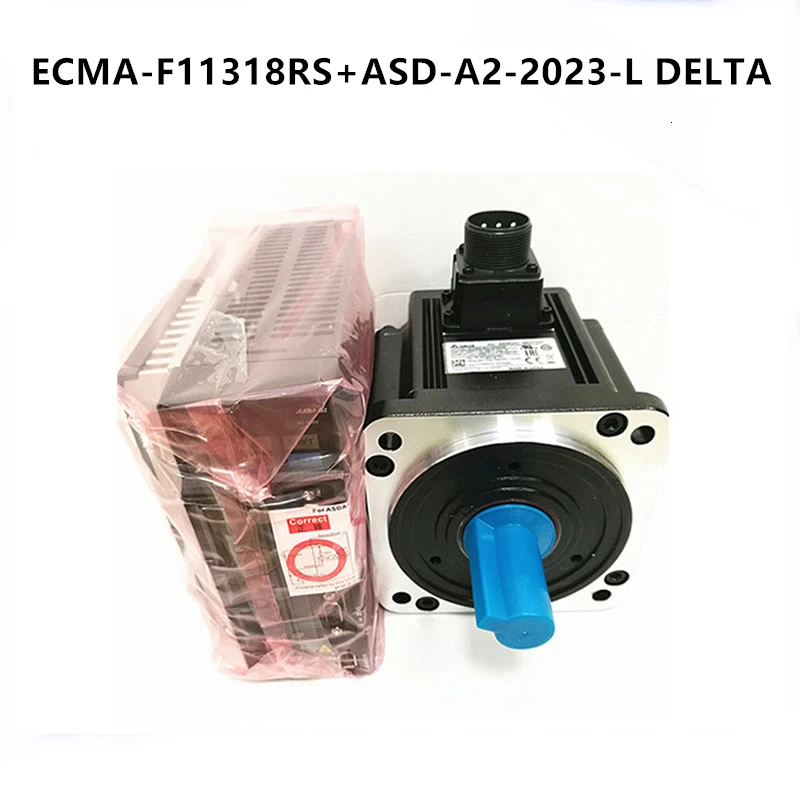 Delta ECMA F11318RS + ASD A2 2023 L DELTA AC Серводвигатель 1.8kw 1500rpm 11.48Nm 130 мм Рамка|Драйвер