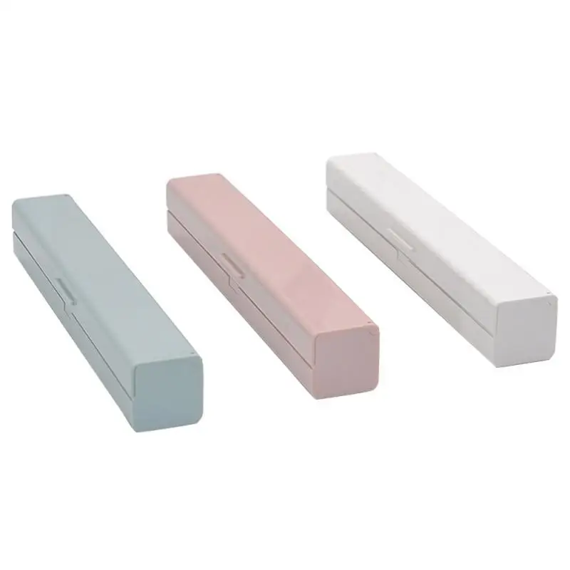 

New Cling Food Wrap Cutter Foil Cling Film Wrap Dispenser Stainless Steel Sharp Blade Cutter Storage Holder Kitchen Organization