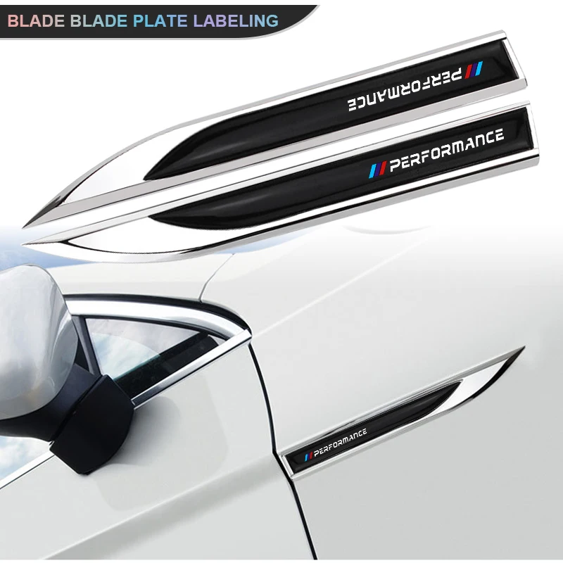 2 шт./пара боковые зеркала автомобиля Fender Ножи наклейки эмблемы Накладка для