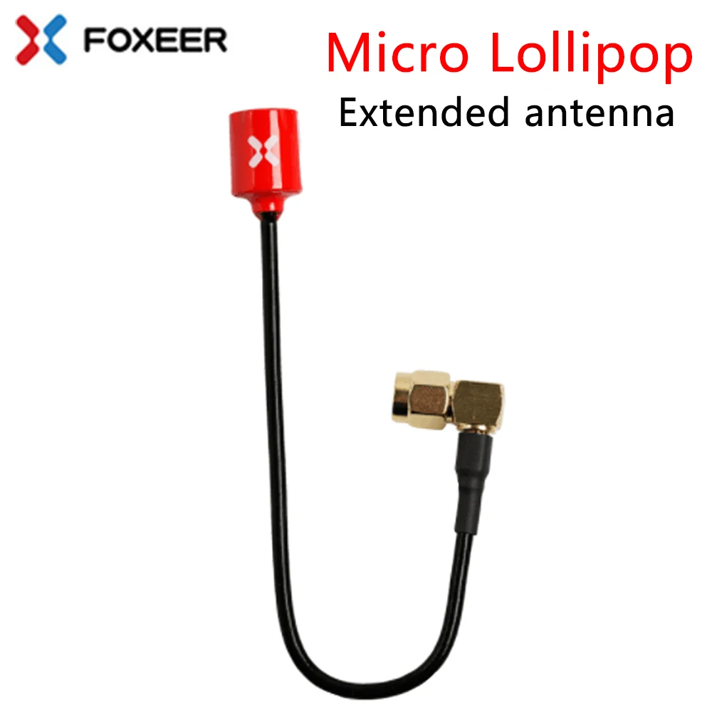 

Приемник для видеооочков Foxeer Micro Lollipop, 5,7G, длинная версия удлиненная антенна, внутренняя игла SMA