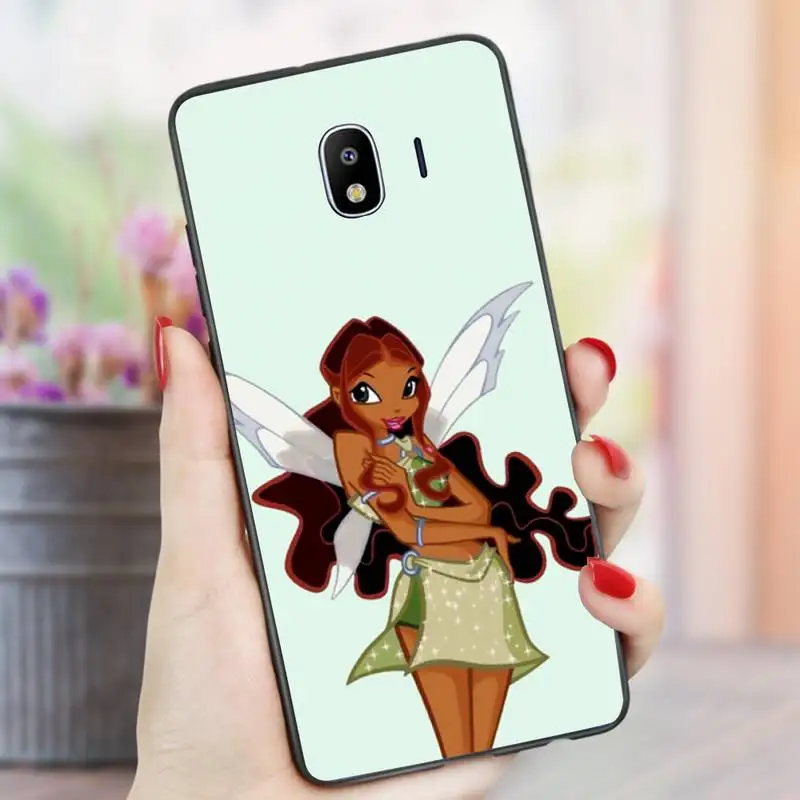 

Girl Winx Clubs Phone Case For Huawei P20 P30 P40 lite2016 2017 pro SMART2019 Black Soft Case nax fundas cover