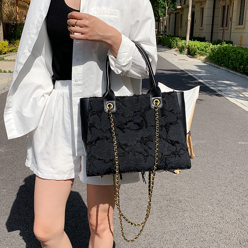 

Large Capacity Chain Fashion Lady Designer Brand Luxury Handbag Shoulder Crossbody Bags Purses And Handbags Sac Femme Bolsos