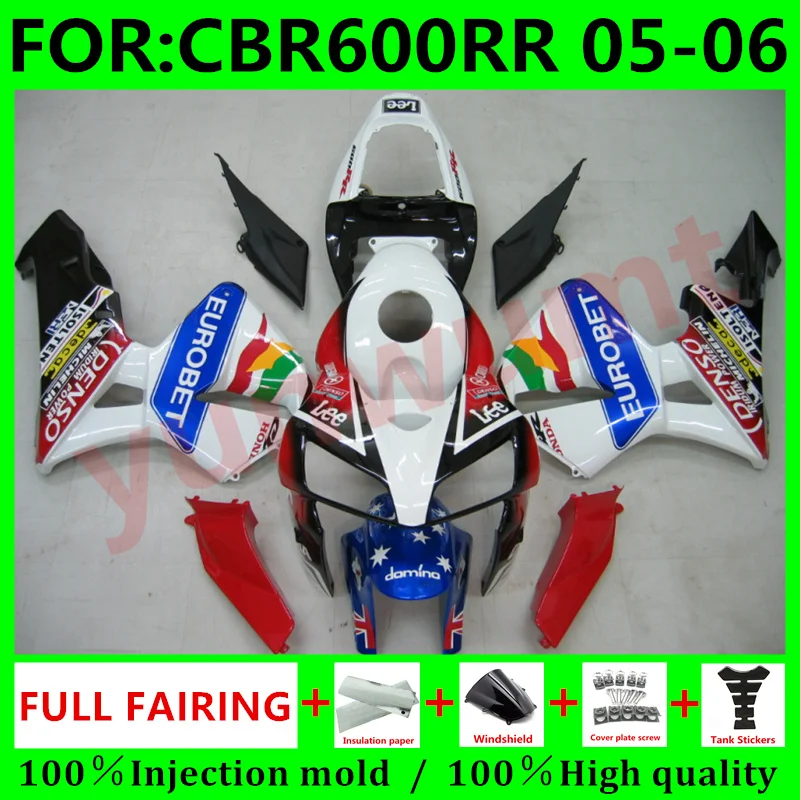 

Комплект обтекателей для мотоцикла HONDA CBR600RR F5 2005 2006 CBR600 RR CBR 600RR 05 06