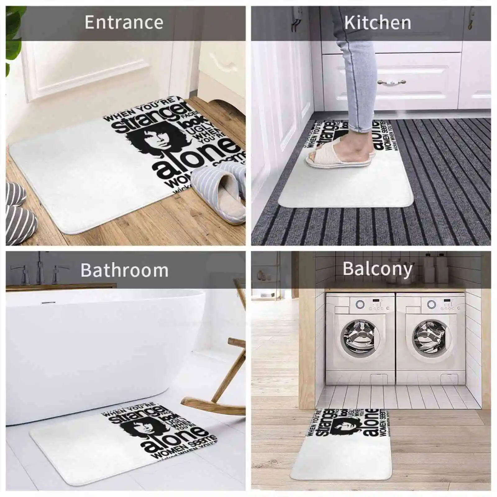 Мягкий домашний Противоскользящий коврик для всей семьи ковер дверные двери Jim
