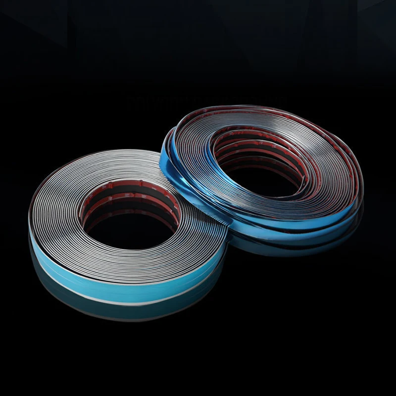 

Auto Chrome Moulding Trim Strip Bumper Protector Trim Tape For Window Bumper Grille Door Chrome Strip Car Sticker