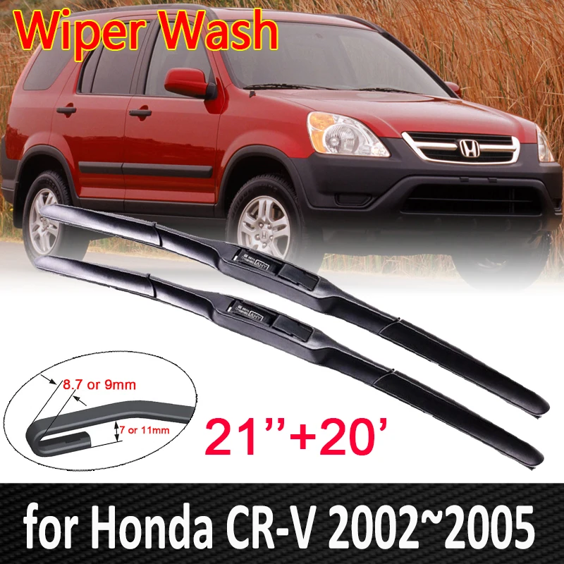 

Car Wiper Blades Windscreen for Honda CR-V CRV MK2 2002~2005 2004 RD4~RD9 Front Window Windshield Wipers Car Goods Accessories