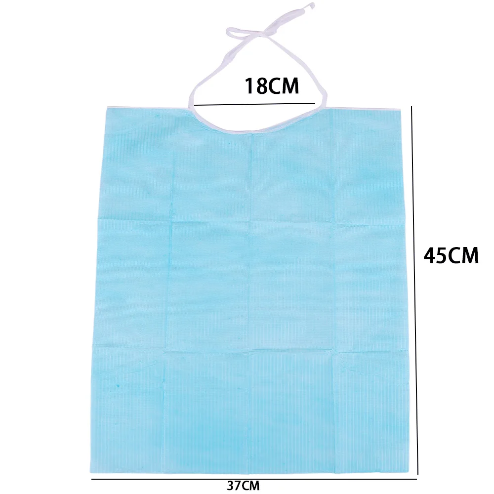 30 шт./лот водонепроницаемый одноразовый стоматологический нагрудник для гигиены