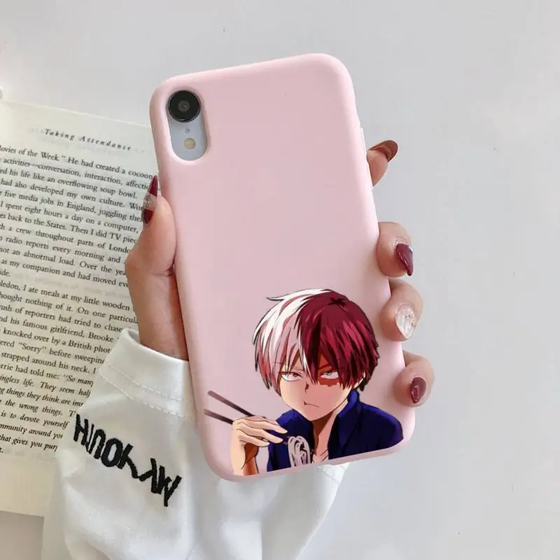 

My Hero Academia Shoto Todoroki Phone Case for iphone 11 12 mini pro max 7 8 plus 6 6s x xs max xr coque