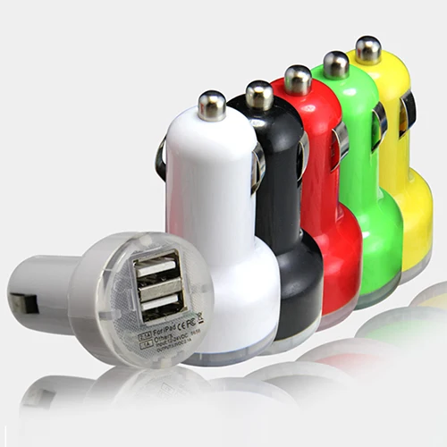 5V 2.1A/1A прикуриватель двойной USB порт автомобильное зарядное устройство адаптер
