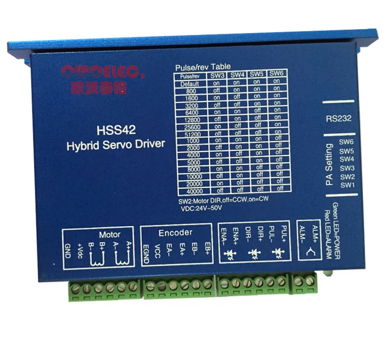 Комплект с чпу серводвигатель Гибридный замкнутый цикл шаговый легкий набор