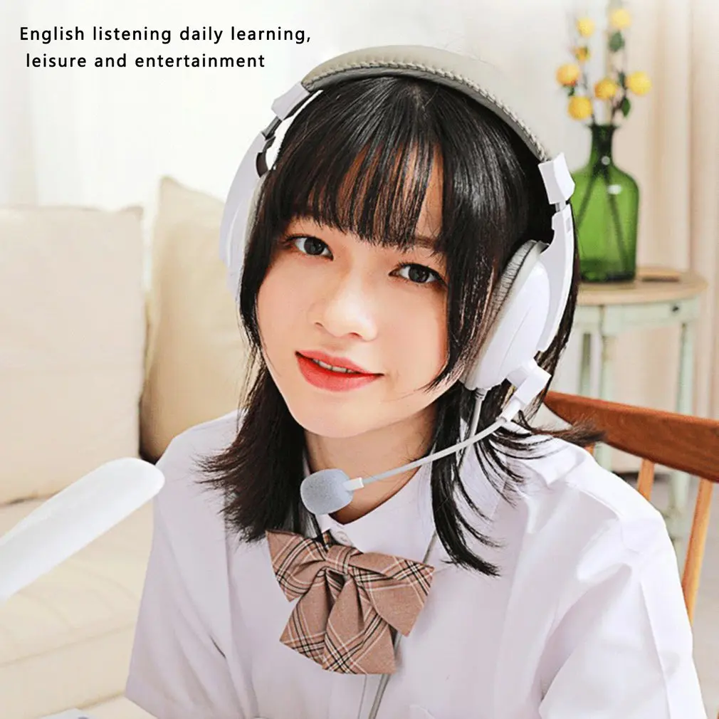 

Wired Gaming Headset Over Ear Headphones With 3.5mm Microphone Noise Gaming Headphone Stereo Over-Head Headphones