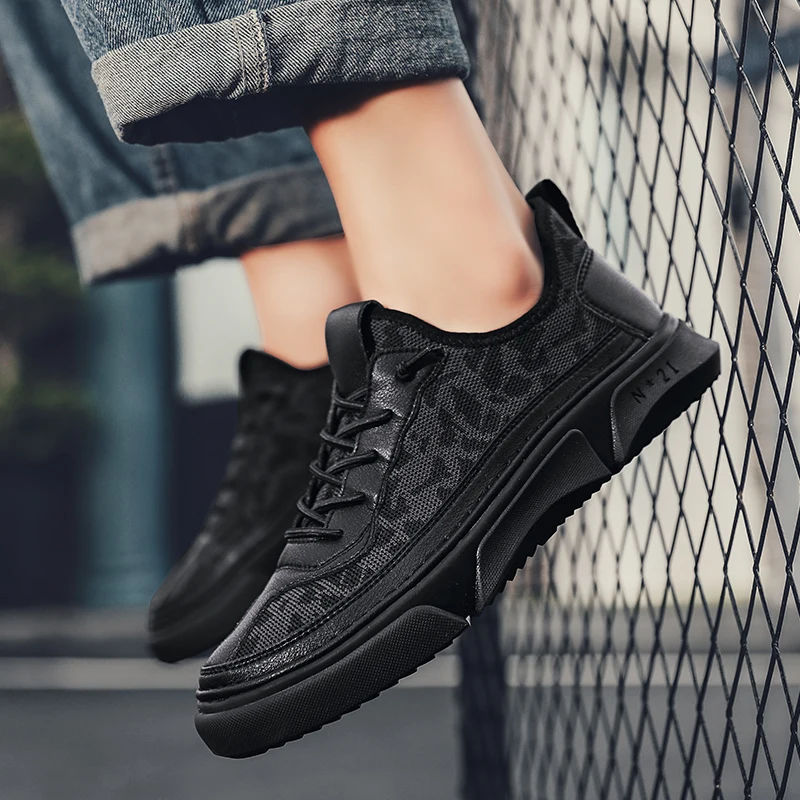 

Zapatillas Hombre модная сеточная ткань из дышащих материалов, из кожи, спортивная обувь для мужчин; Классические мужские туфли кроссовки с низким в...