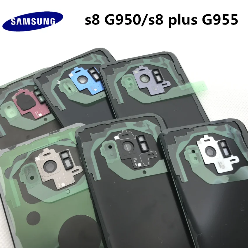Задняя крышка аккумуляторного отсека для SAMSUNG Galaxy S8 G950 задняя Samsung G950FD Plus + G955 из
