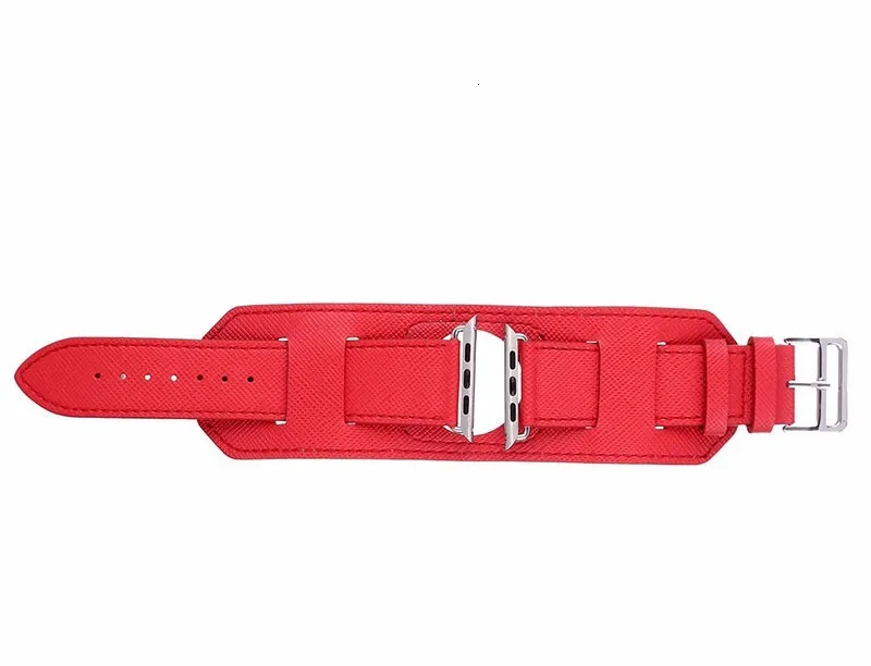 FOHUAS высокое качество крест зерна Подлинная ссылка браслет петля для Apple Watch ремешок кожаный ремешок манжеты 38 мм 42 мм