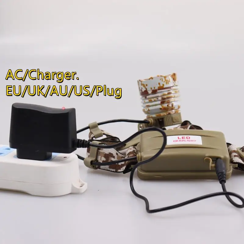 Прямая поставка зум налобный фонарь XML-T6/L2 светодиодный фонасветильник для