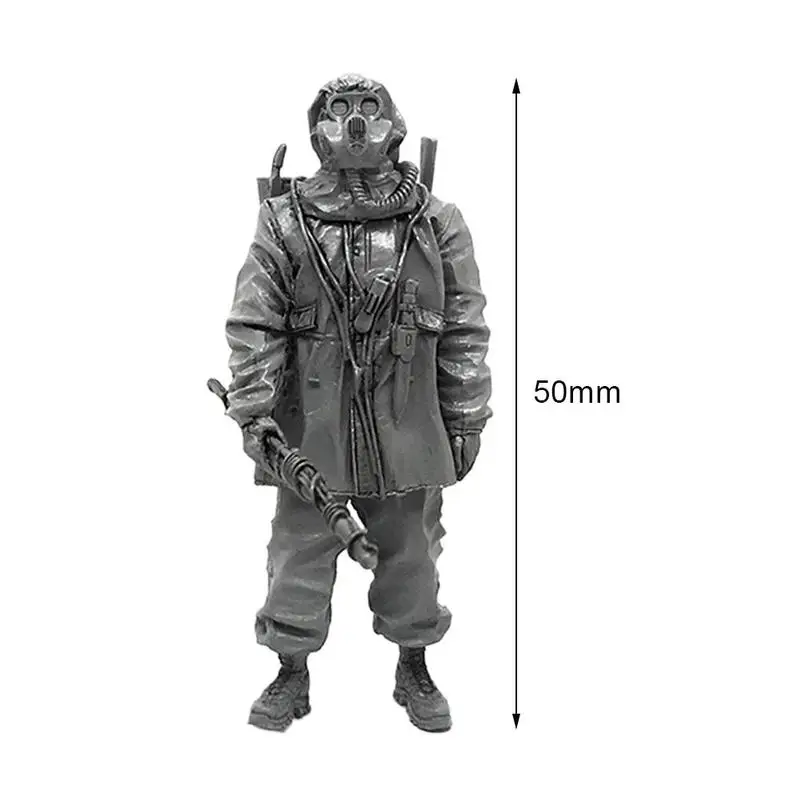 

1:35 Scale Resin Figure Unpainted Model Kit Figure US Unpainted Doomsday Unassambled Brigade Collect Army A18-01 N2U1