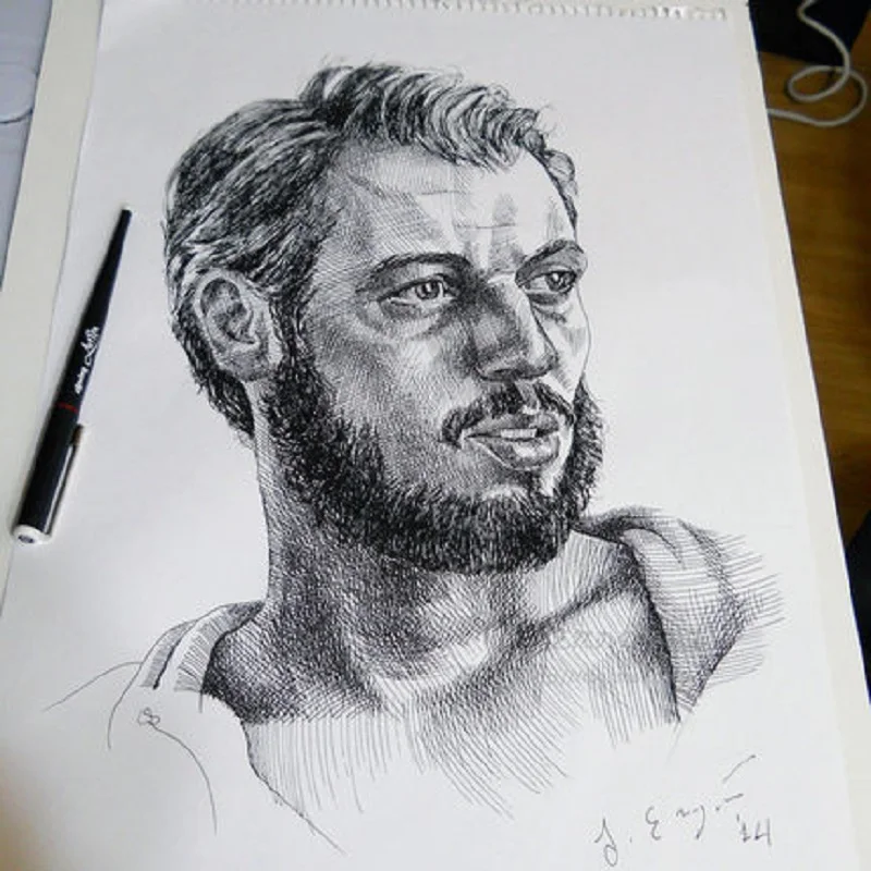 Немецкая оригинальная ручка для рисования rotring параллельная скетчей