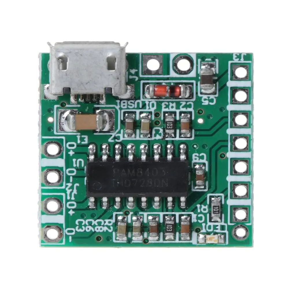 1 шт. Новинка OOTDTY PAM8403 DC 5 В Мини Класс D 2x3 Вт USB усилитель мощности плата DIY Bluetooth