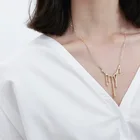 Винтажное ожерелье с подвеской в виде капли воды